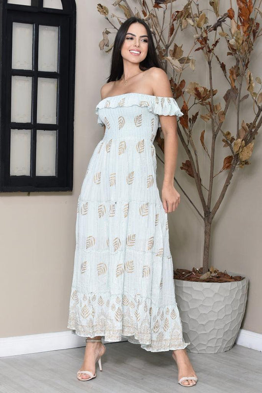Vestido Longo Alvorada do Amanhecer Coleção Encanto Boho 7914