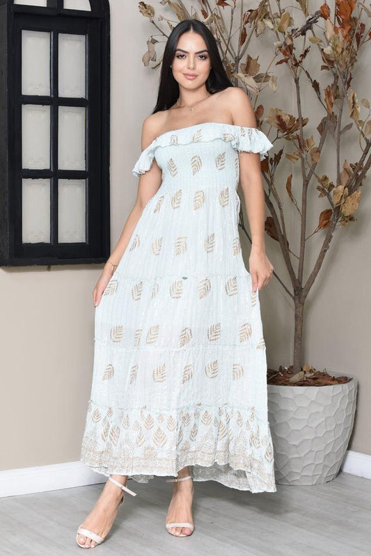Vestido Longo Alvorada do Amanhecer Coleção Encanto Boho 7914