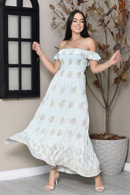 Vestido Longo Alvorada do Amanhecer Coleção Encanto Boho 7914