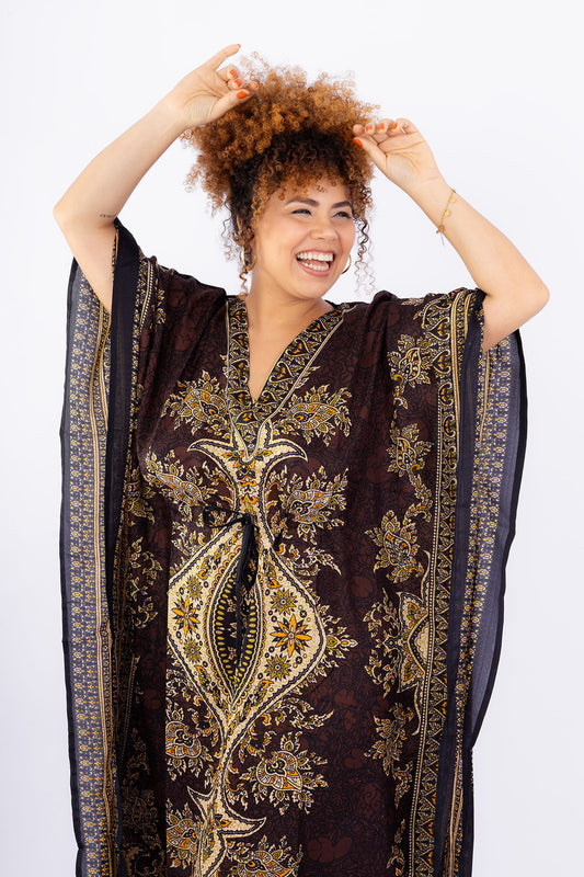 Kaftan Longa  - Estampa Aleatória