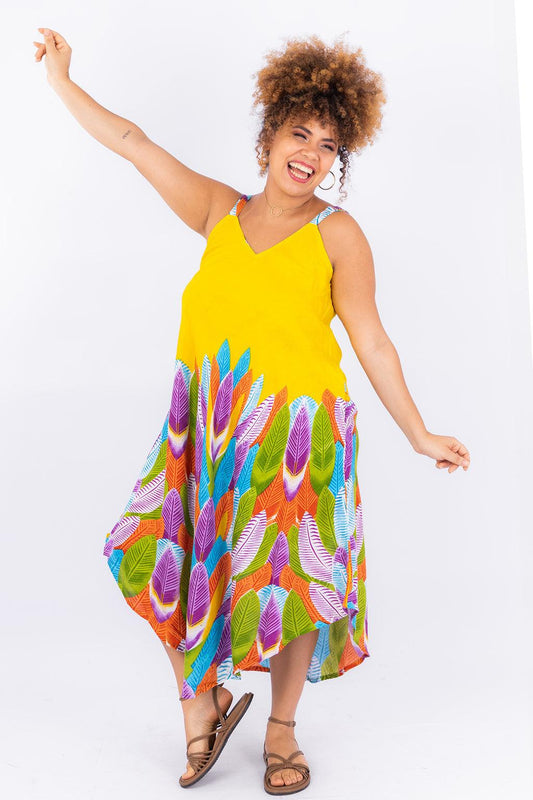 Vestido Alegria de Verão Viscose Ajustável Coleção Premium 540
