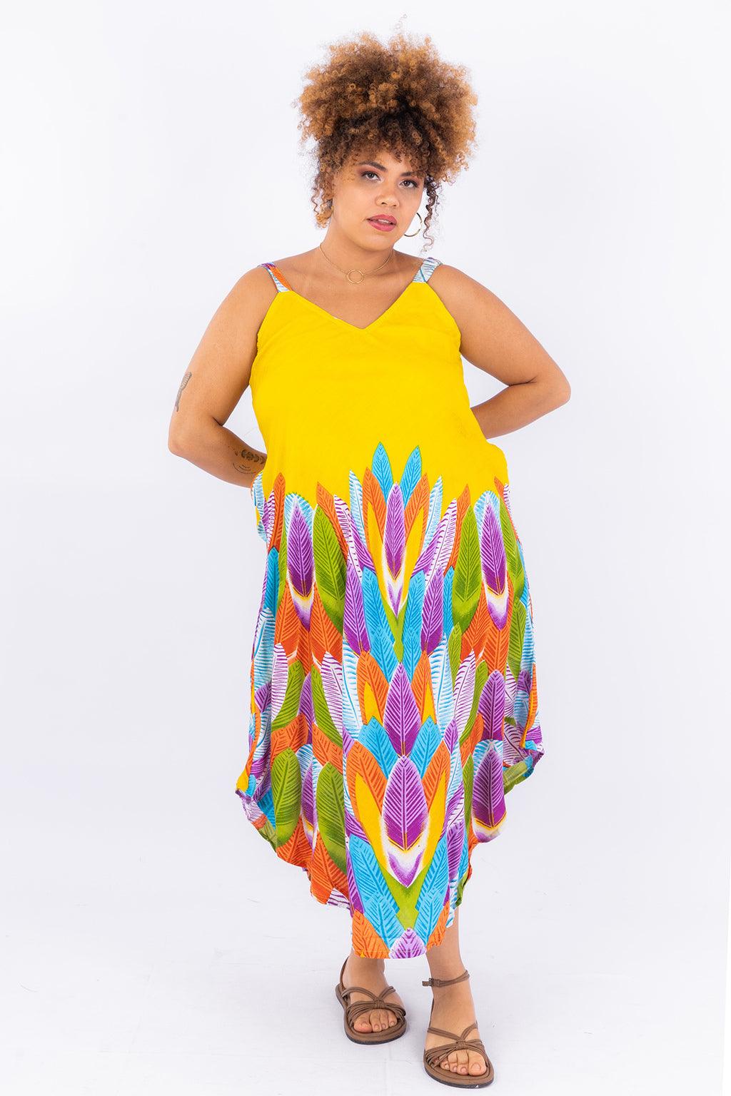 Vestido Alegria de Verão Viscose Ajustável Coleção Premium 540
