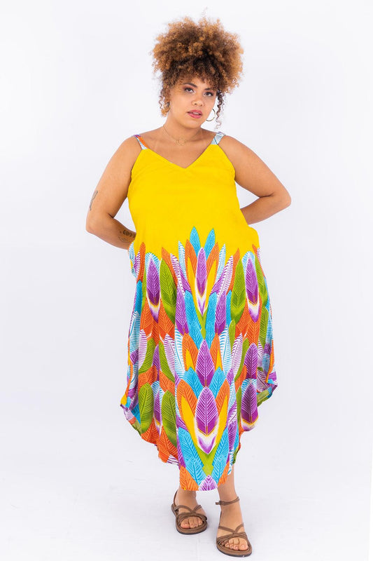 Vestido Alegria de Verão Viscose Ajustável Coleção Premium 540