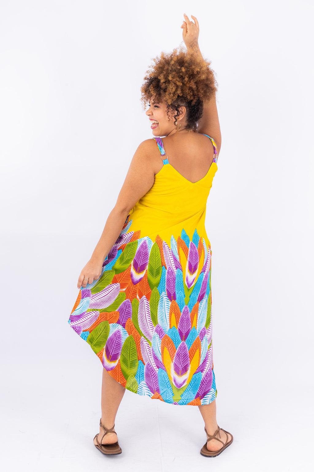 Vestido Alegria de Verão Viscose Ajustável Coleção Premium 540