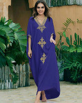 Kaftan Bordado Horizonte - Indra Moda Indiana