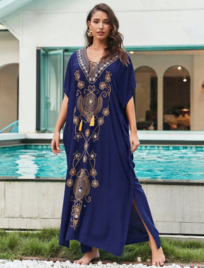 Kaftan Bordado Horizonte - Indra Moda Indiana