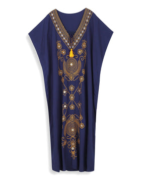 Kaftan Bordado Horizonte - Indra Moda Indiana