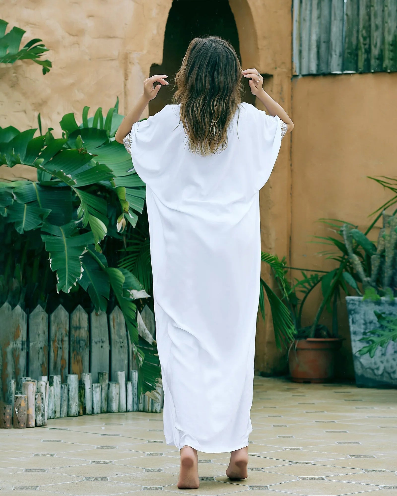 Kaftan Bordado Horizonte - Indra Moda Indiana