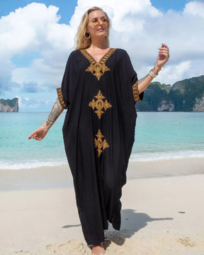 Kaftan Bordado Horizonte - Indra Moda Indiana