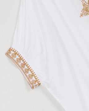 Kaftan Bordado Horizonte - Indra Moda Indiana