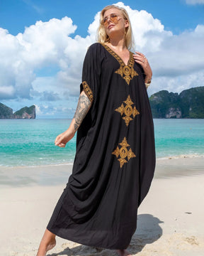 Kaftan Bordado Horizonte - Indra Moda Indiana