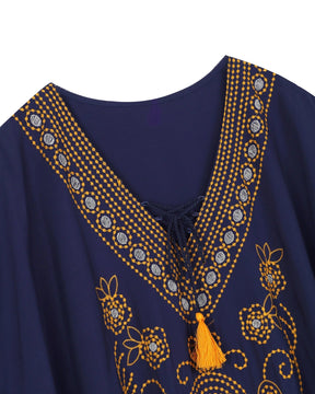 Kaftan Bordado Horizonte - Indra Moda Indiana