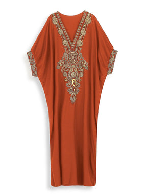 Kaftan Bordado Horizonte - Indra Moda Indiana