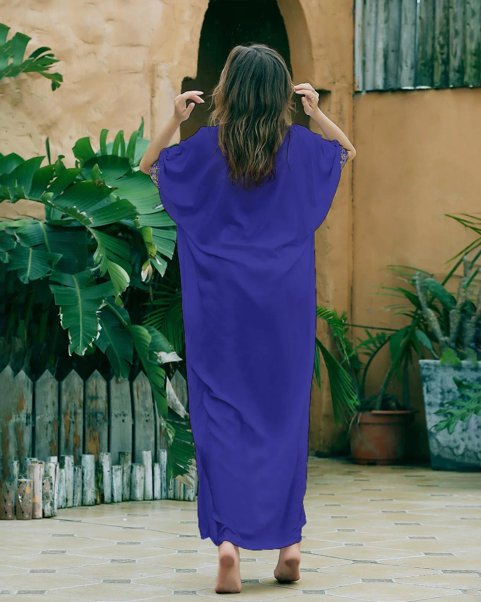 Kaftan Bordado Horizonte - Indra Moda Indiana