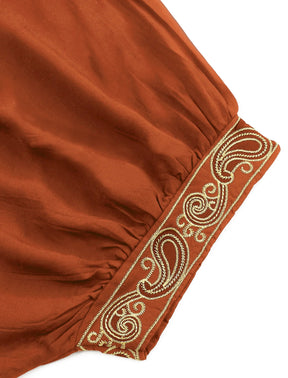 Kaftan Bordado Horizonte - Indra Moda Indiana
