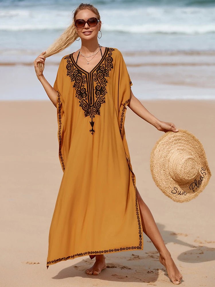 Kaftan Bordado Horizonte - Indra Moda Indiana