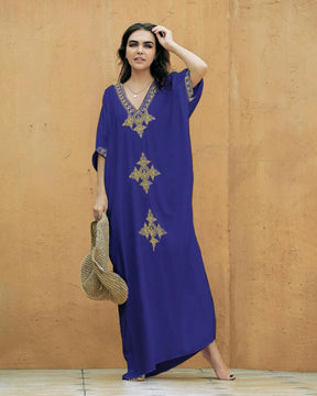 Kaftan Bordado Horizonte - Indra Moda Indiana
