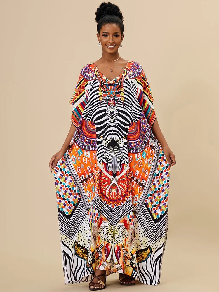Kaftan Elegance Safari - Indra Moda Indiana