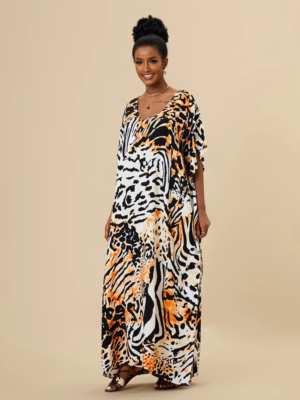 Kaftan Elegance Safari - Indra Moda Indiana