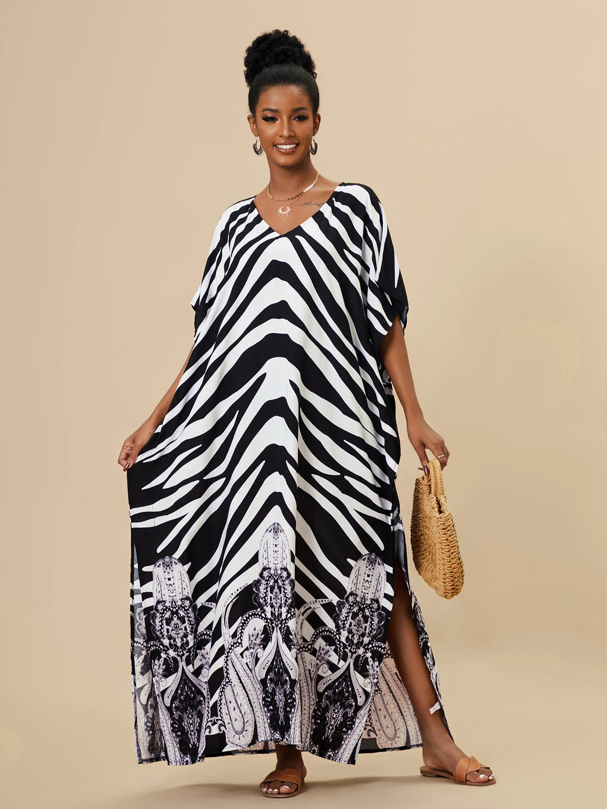 Kaftan Elegance Safari - Indra Moda Indiana