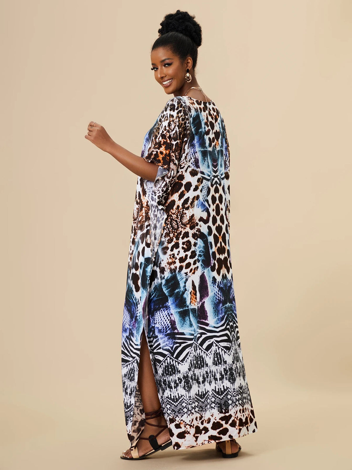 Kaftan Elegance Safari - Indra Moda Indiana