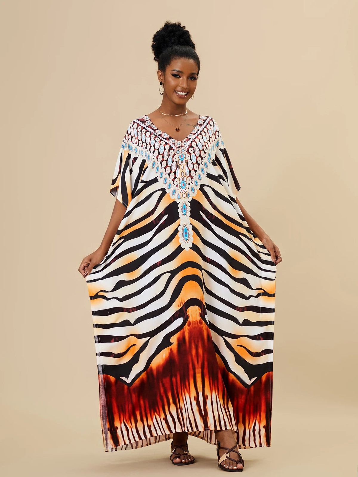 Kaftan Elegance Safari - Indra Moda Indiana