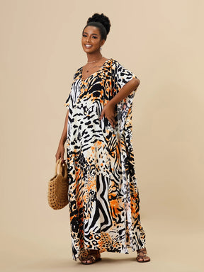 Kaftan Elegance Safari - Indra Moda Indiana