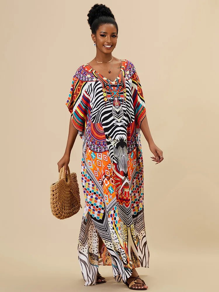 Kaftan Elegance Safari - Indra Moda Indiana