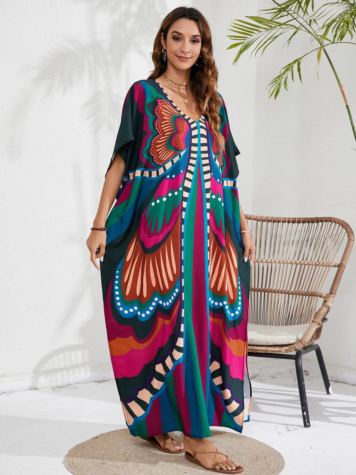 Kaftan Flora - Indra Moda Indiana