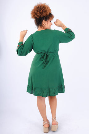 Kimono Agatha Flowers Bordado - Indra Moda Indiana