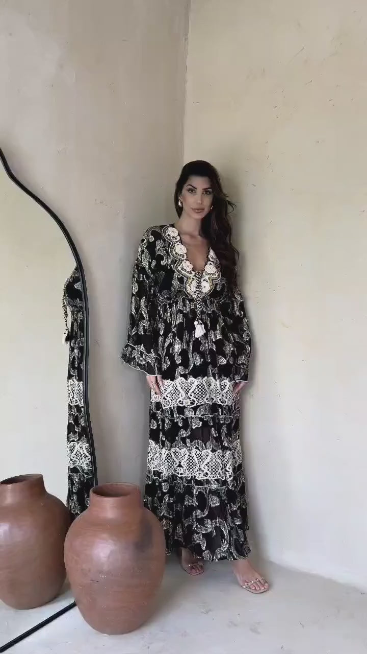 Vestido Império Boho