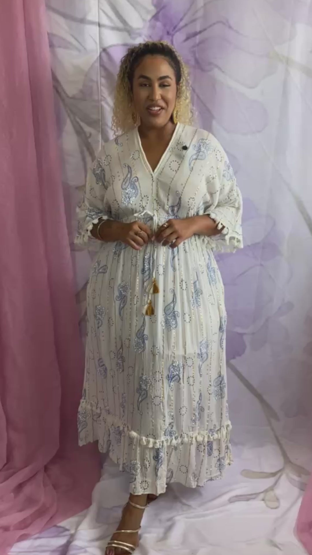 Vestido Longo Amanhecer em Ibiza Coleção Encanto Boho