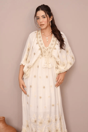 Vestido Areias Douradas - Indra Moda Indiana