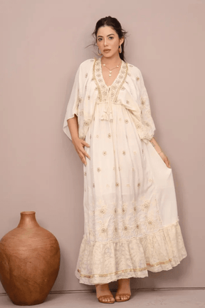 Vestido Areias Douradas - Indra Moda Indiana