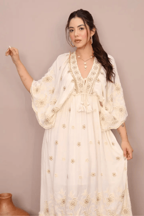 Vestido Areias Douradas - Indra Moda Indiana