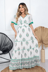 Vestido Boho Chic Longo Luz do Luar - Indra Moda Indiana