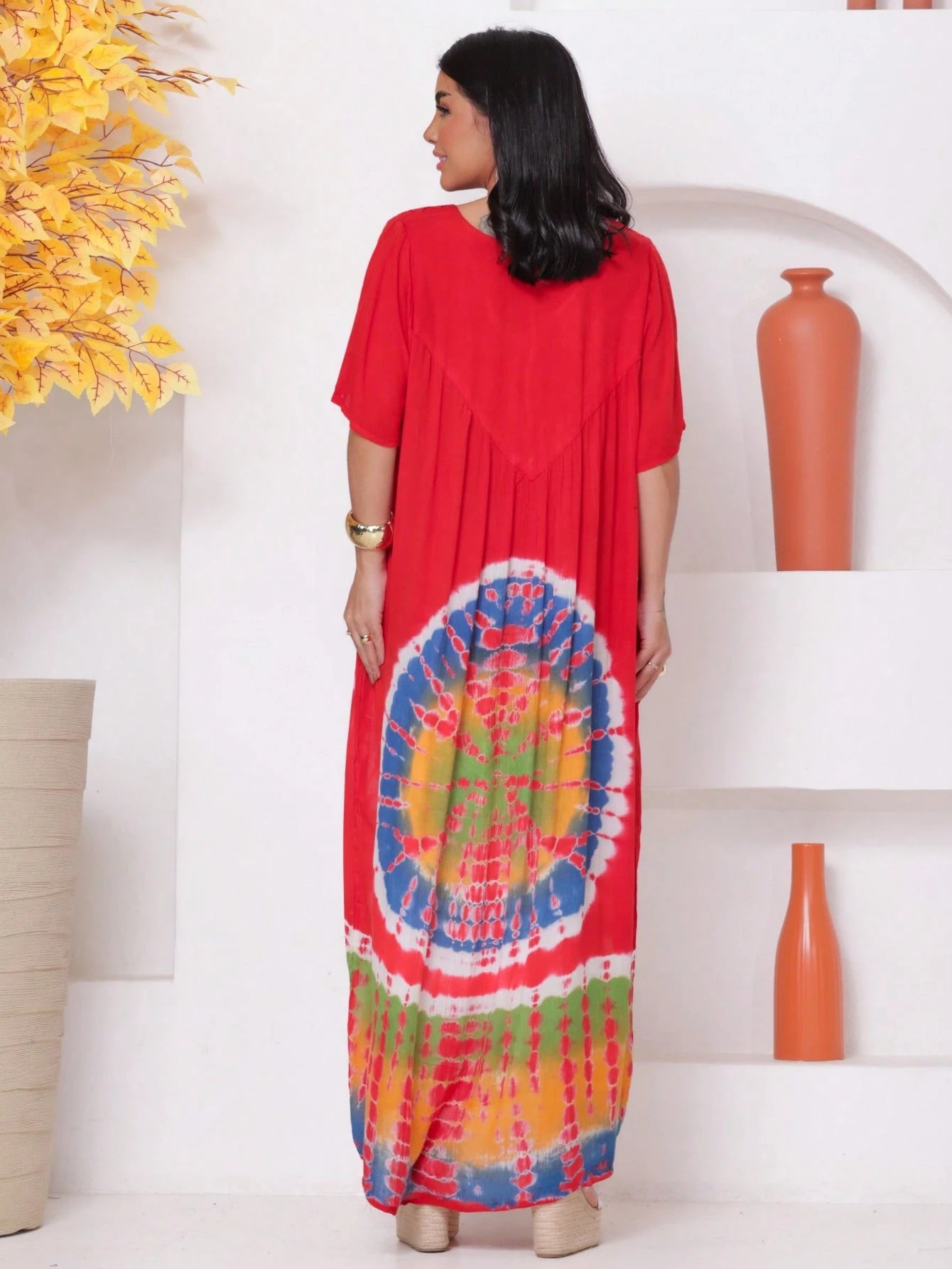 Vestido Boho Conforto Plus Size Tay - die - Indra Moda Indiana