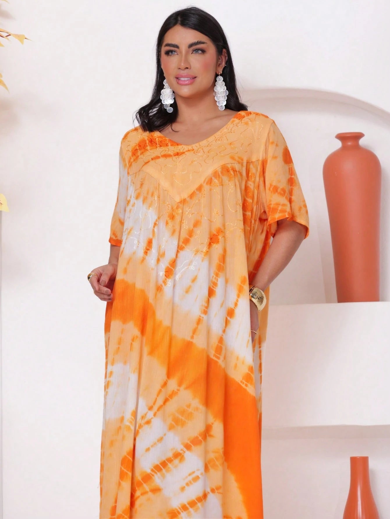 Vestido Boho Conforto Plus Size Tay - die - Indra Moda Indiana