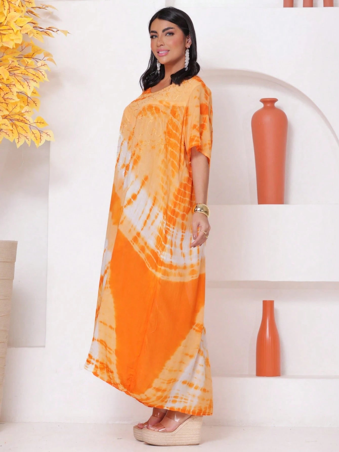 Vestido Boho Conforto Plus Size Tay - die - Indra Moda Indiana