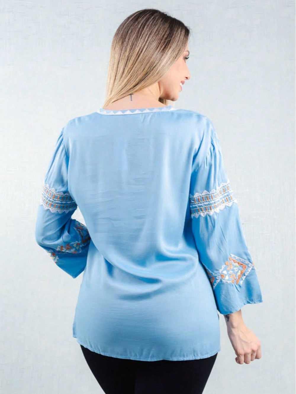 Vestido Boho Conforto Plus Size Tay - die - Indra Moda Indiana