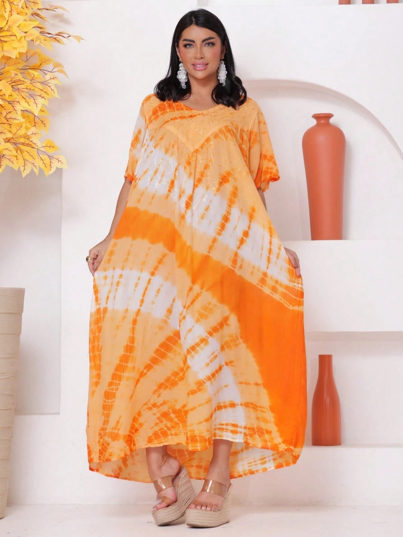 Vestido Boho Conforto Plus Size Tay - die - Indra Moda Indiana