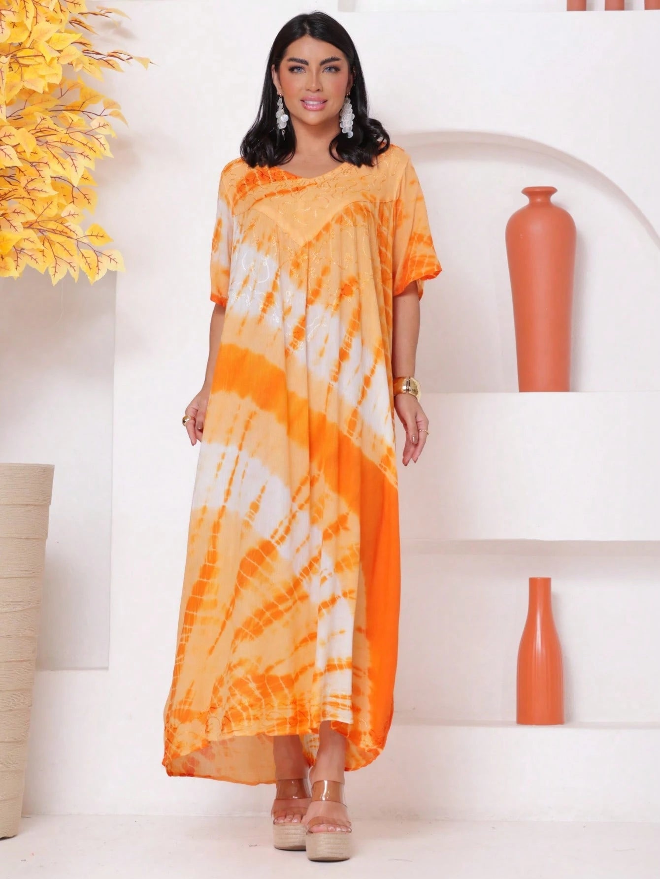 Vestido Boho Conforto Plus Size Tay - die - Indra Moda Indiana