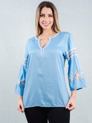 Vestido Boho Conforto Plus Size Tay - die - Indra Moda Indiana