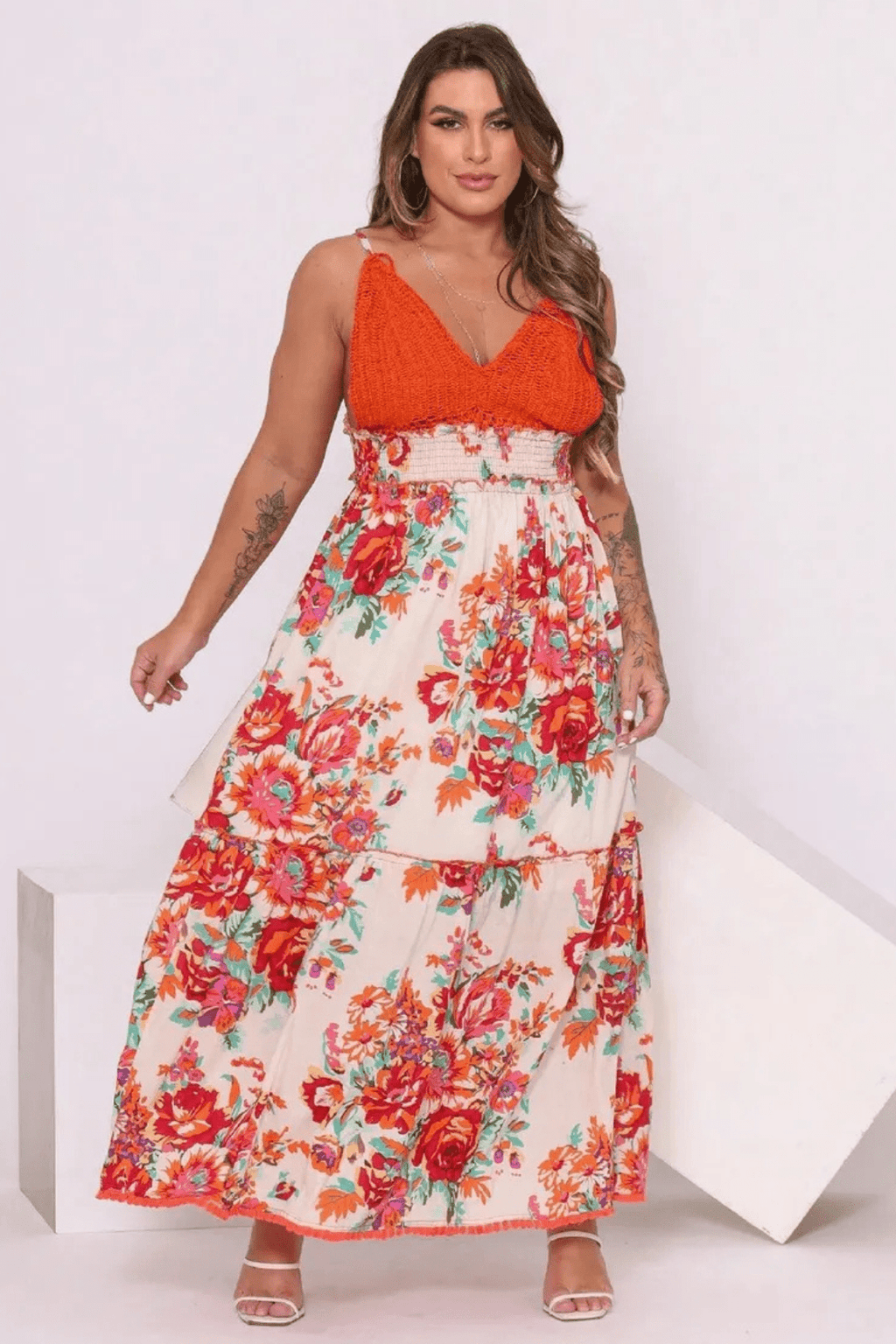 Impression Modas Vestido Plus Size Vermelho Vestido Plus Size