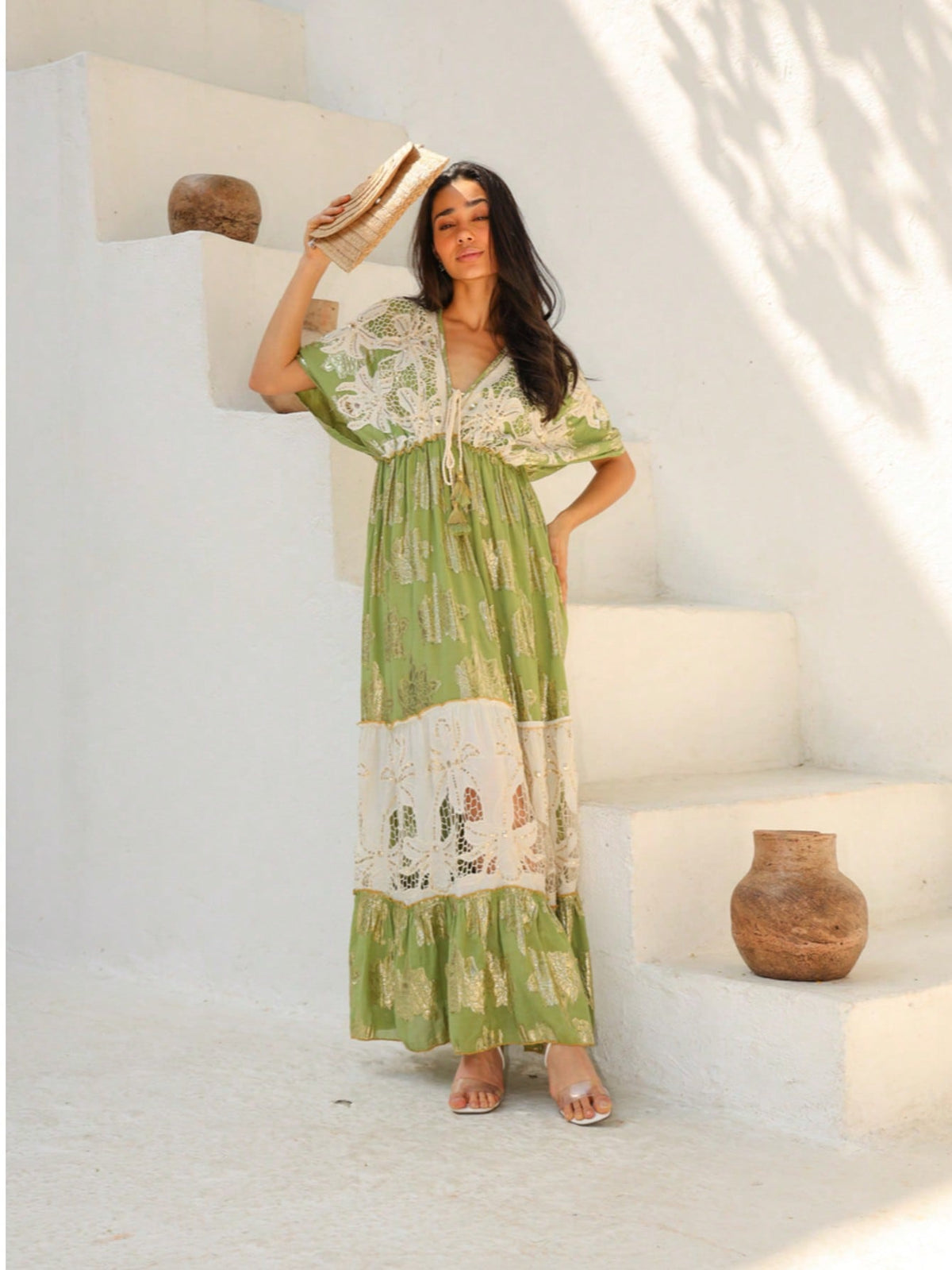 Vestido Boho Longo Savana - Indra Moda Indiana