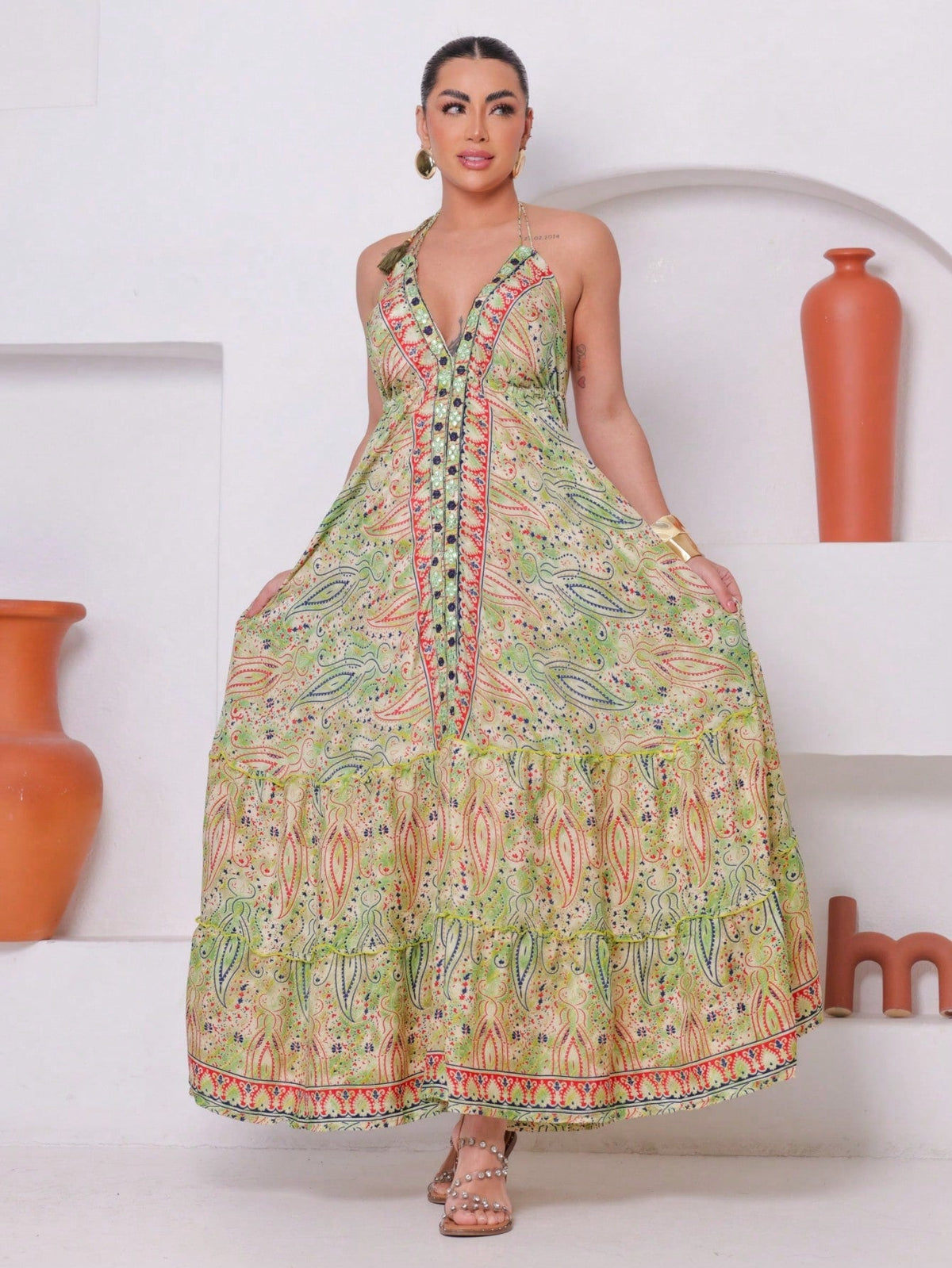 Vestido Brisa Tropical - Indra Moda Indiana