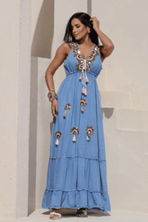 Vestido Céu Nômade - Indra Moda Indiana