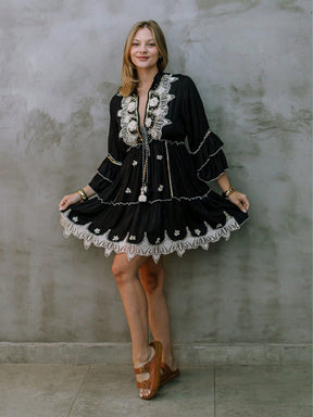 Vestido Encanto Floral - Indra Moda Indiana