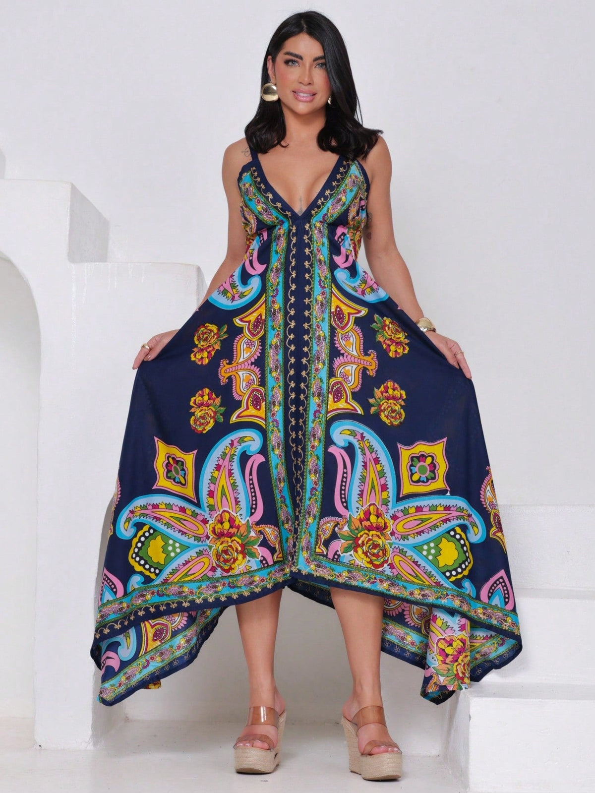 Vestido Encanto Noturno - Indra Moda Indiana