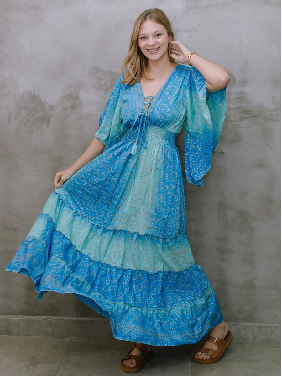 Vestido Fada Boêmia - Indra Moda Indiana